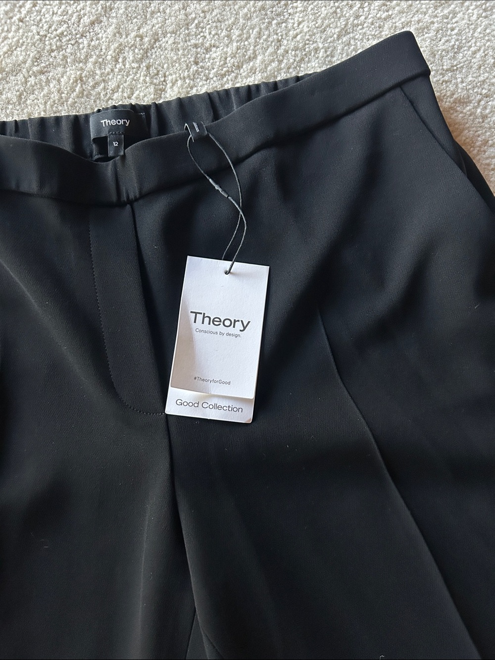 Theory Admiral Crepe Treeca Pull On Pants